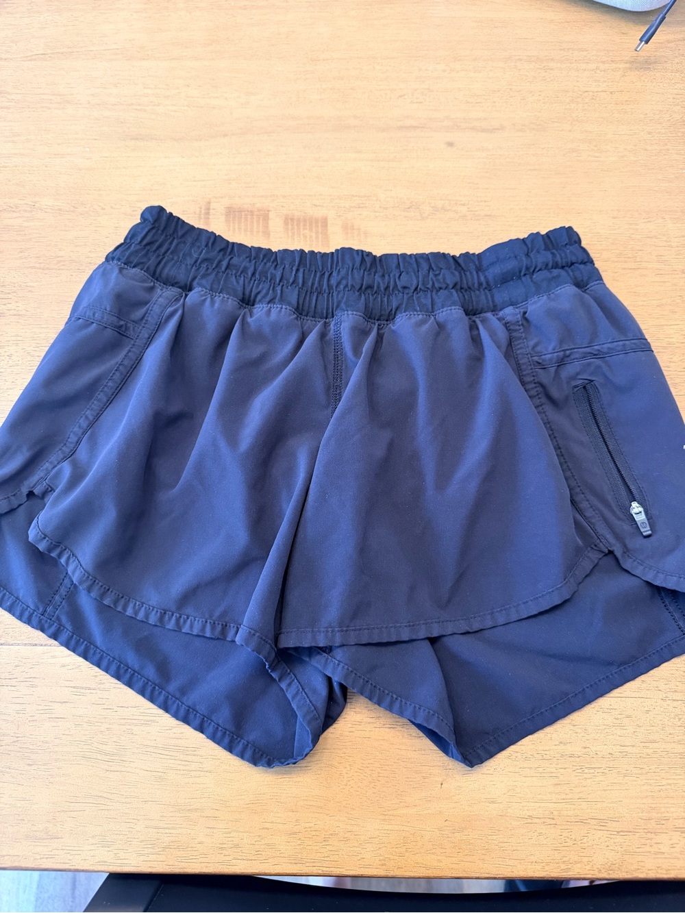 lululemon athletica Navy Layered Run Shorts